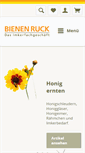 Mobile Screenshot of bienen-ruck.de